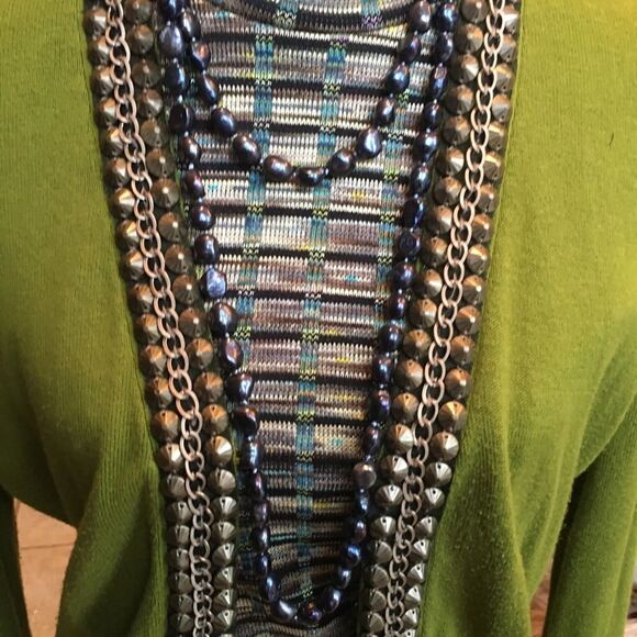 BLUE BLACK Pearl Necklace! - Picture 1 of 14